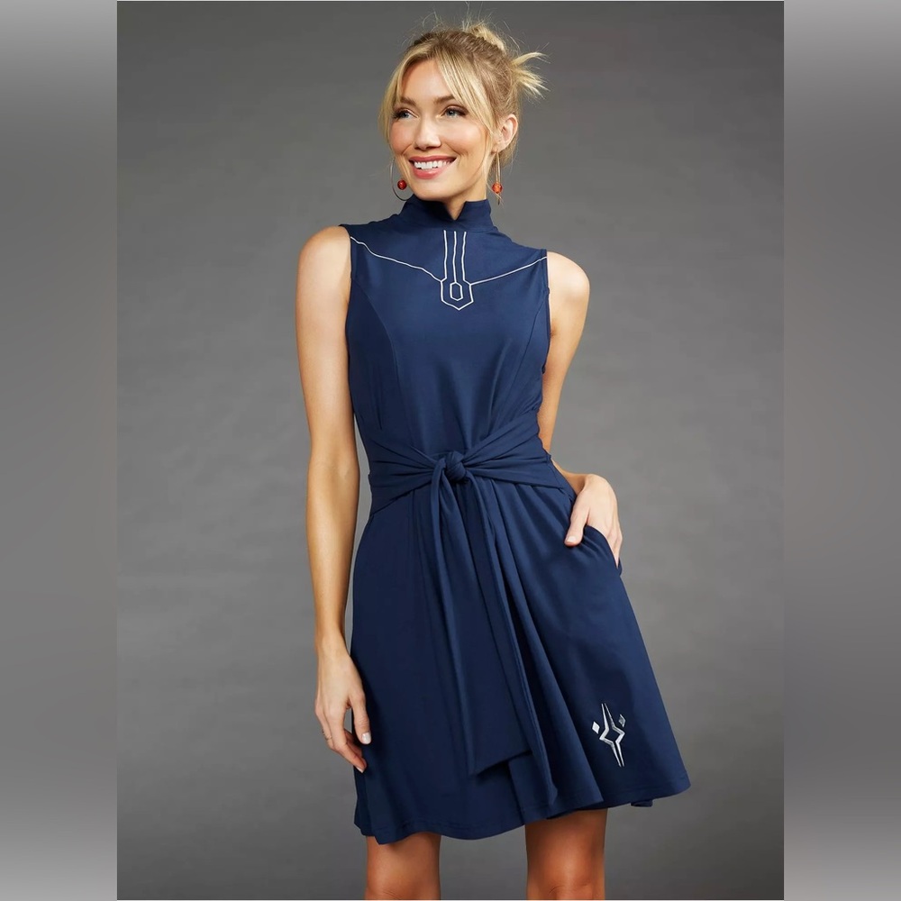 NWOT Her Universe Star Wars Ahsoka Tano Tie-Front Dress